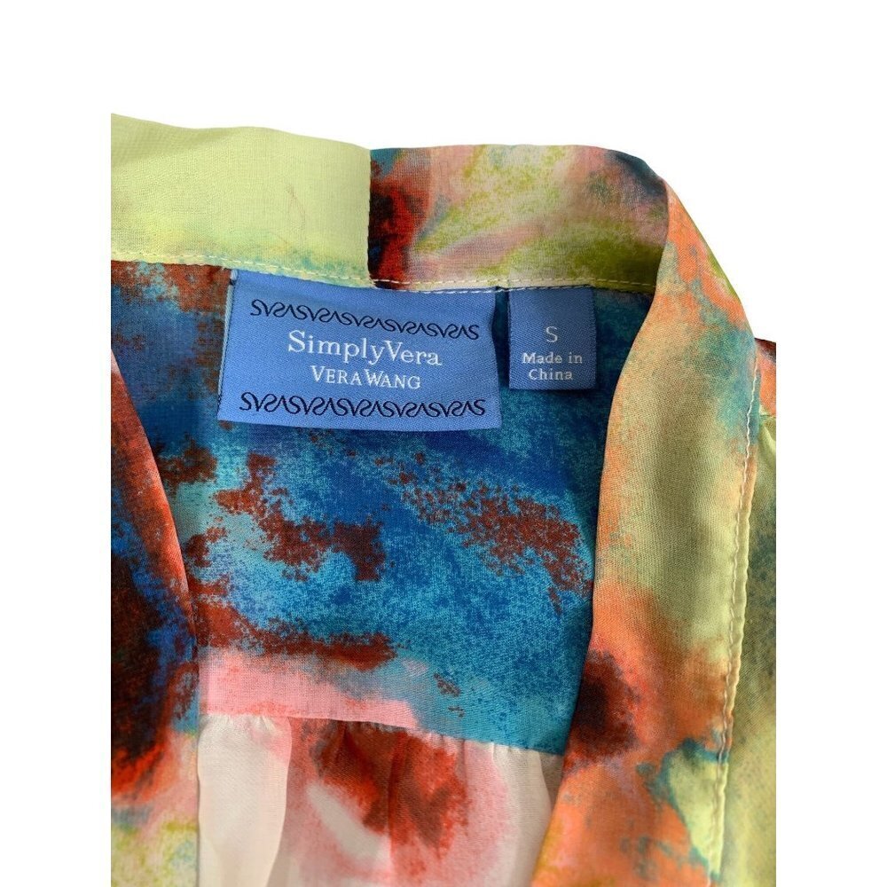 Simply Vera Vera Wang Women’s Colorful Blouse - Picture 3 of 5